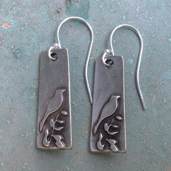Sterling Silver Sundance Charm Earrings - Picture 5 of 9